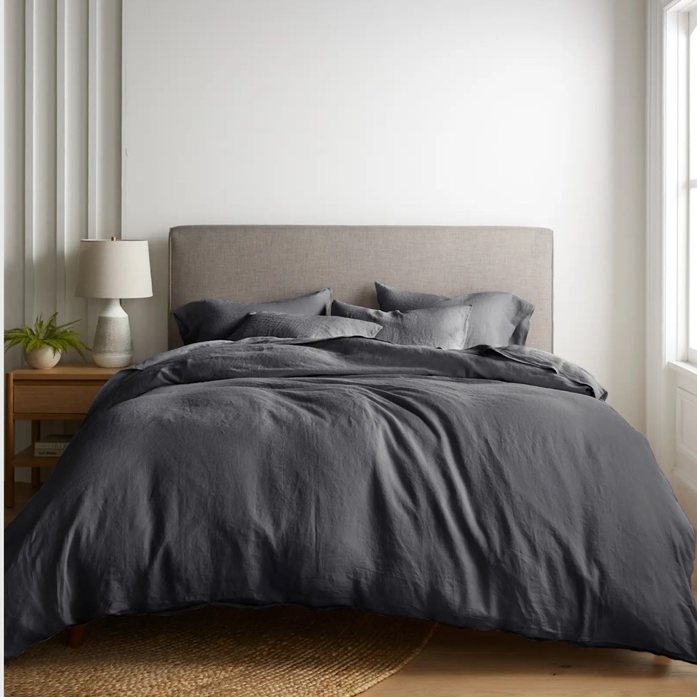 Quince European Linen Duvet Cover Set - Picture 3 of 3